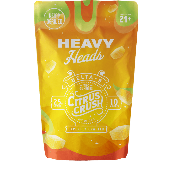 Heavy Heads - Delta 9 Gummies  - 25mg D9 - 10pc - *Not for Sale in MN*