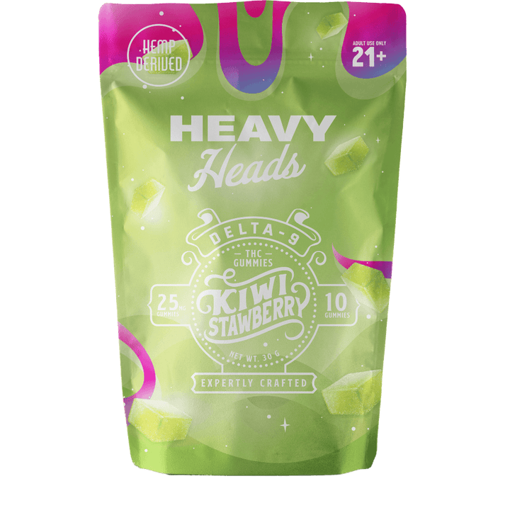 Heavy Heads - Delta 9 Gummies  - 25mg D9 - 10pc - *Not for Sale in MN*