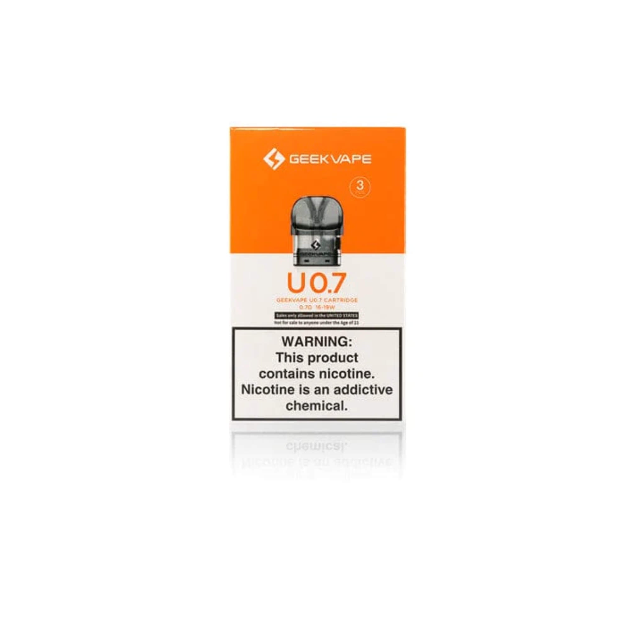 Geek Vape U Replacement Pods (3-Pack) - Heavy Heads MN Geek Vape U Replacement Pods (3-Pack) - Heavy Heads MN