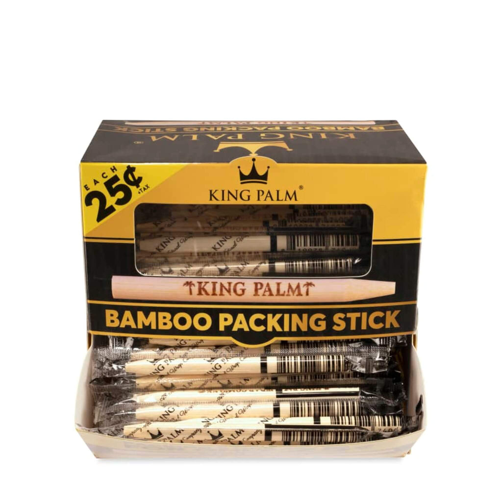 King Palm Packing Stick - Bamboo - 200ct - Heavy Heads MN