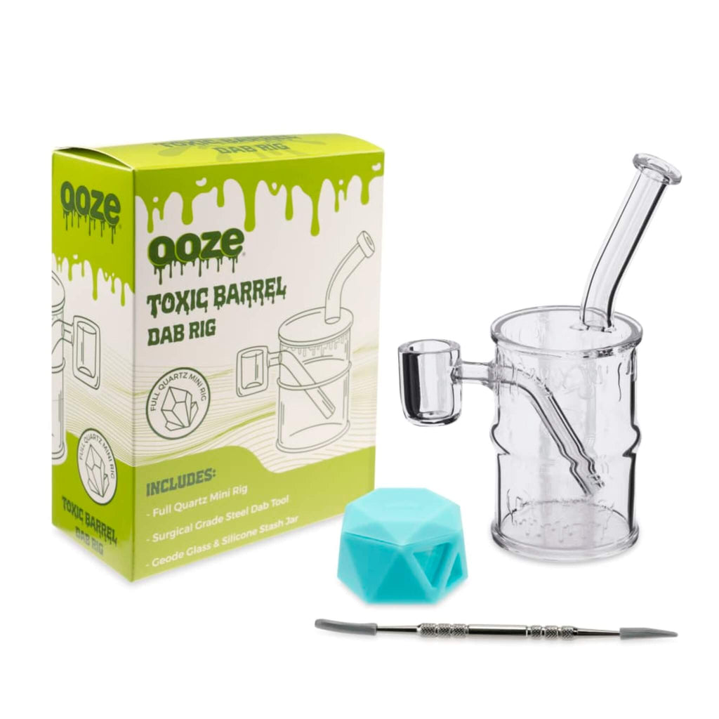 Ooze Quartz Mini Rig - Toxic Barrel - Heavy Heads MN