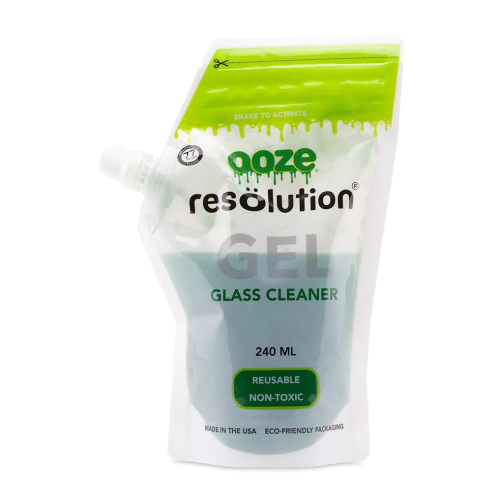 Ooze Resolution Gel Glass Cleaner - 240ml - Green - Heavy Heads MN